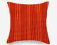 Orange textured sofa cushion cover for home decor 